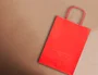 Q-connect Bolsa Papel Rojo Talla S con Asa Retorcida 240x100x320 mm (Paquete 25 Unidades)