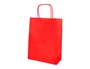 Q-connect Bolsa Papel Rojo Talla S con Asa Retorcida 240x100x320 mm (Paquete 25 Unidades)