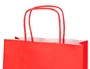 Q-connect Bolsa Papel Rojo Talla S con Asa Retorcida 240x100x320 mm (Paquete 25 Unidades)