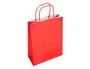 Q-connect Bolsa Papel Rojo Talla S con Asa Retorcida 240x100x320 mm (Paquete 25 Unidades)