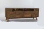 DKD Home Decor Mesa TV Pino 180x48x65 Envejecido Natural