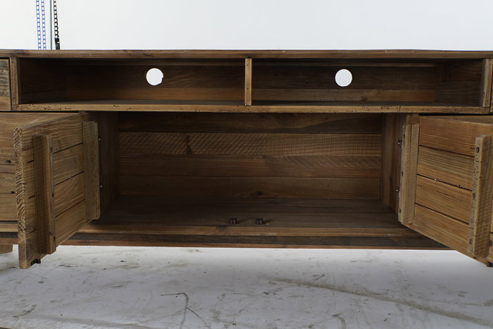 DKD Home Decor Mesa TV Pino 180x48x65 Envejecido Natural DKD Home Decor Mesa TV Pino 180x48x65 Envejecido Natural