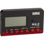 Korg MA-2-BKRD Metrónomo Digital de Bolsillo con Pantalla LCD