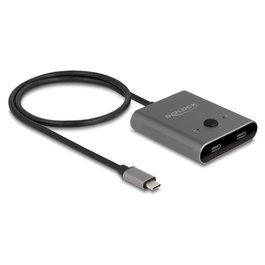 DeLOCK Switch KVM USB Type-C™ 2 en 1 Bidireccional 8K 10 Gbps