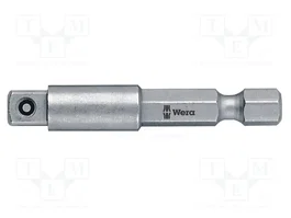 WERA Agarre de 1/4 pulgada con conector cuadrado