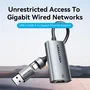 Vention Adaptador USB-C/USB-A a RJ45 CFQHB 1000Mbps Gris