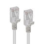 MicroConnect Cable de Red CAT6A U-FTP Slim LSZH 0,25m Gris