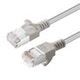 MicroConnect Cable de Red CAT6A U-FTP Slim LSZH 0,25m Gris