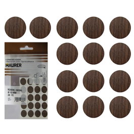 MAURER Tapatornillos Adhesivos Nogal (20 unidades)