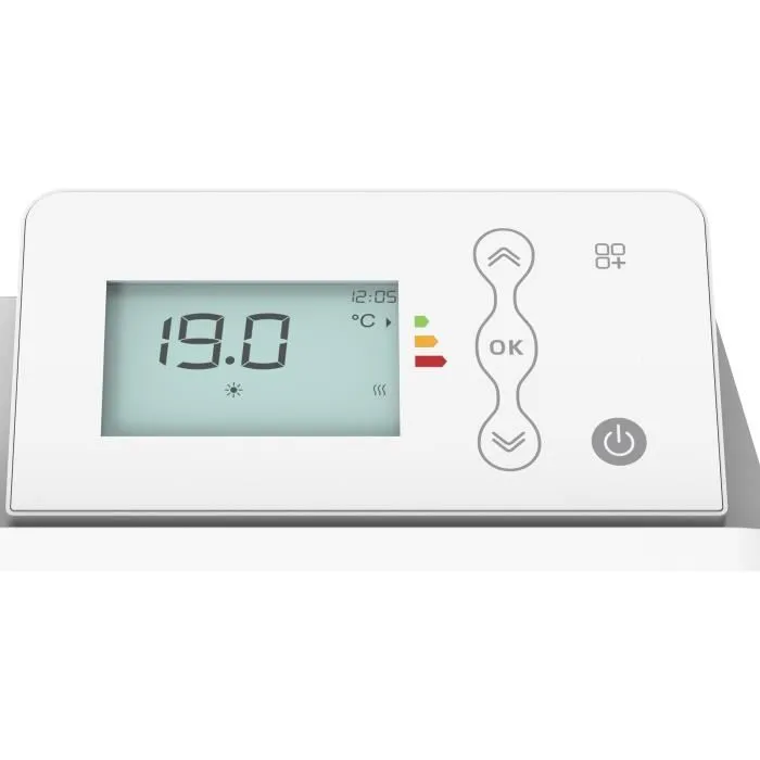 Warm Tech Calefactor Convector Eléctrico de Pared 1500W WAR5411074249175 - Blanco, 230V, Calefacción hasta 40 m3