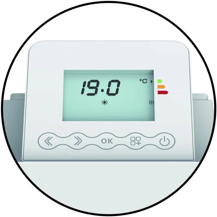 Warm Tech Calefactor Convector Eléctrico de Pared 1500W WAR5411074249175 - Blanco, 230V, Calefacción hasta 40 m3