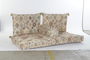 DKD Home Decor Sanki Sillón Beige Amarillo 76 x 13 x 145 cm Set de 4