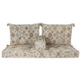 DKD Home Decor Sillón Set 4 Algodón Beige Desgastado