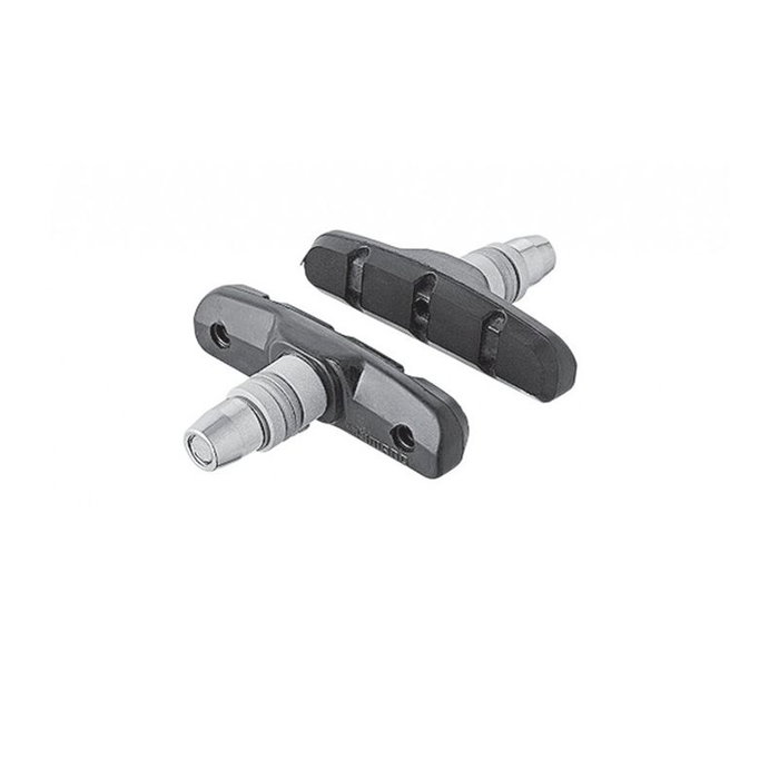 Shimano Juego de zapatas V-Brake S65T para frenos BR-M421/M420/M330 (10 juegos) - Potencia media Shimano Juego de zapatas V-Brake S65T para frenos BR-M421/M420/M330 (10 juegos) - Potencia media