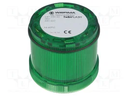 WERMA Módulo de automatización señalizador luminoso verde LED IP65