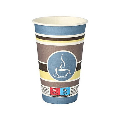 STARPAK Vasos de café desechables 0,3 l, 8 cm, multicolor STARPAK Vasos de café desechables 0,3 l, 8 cm, multicolor