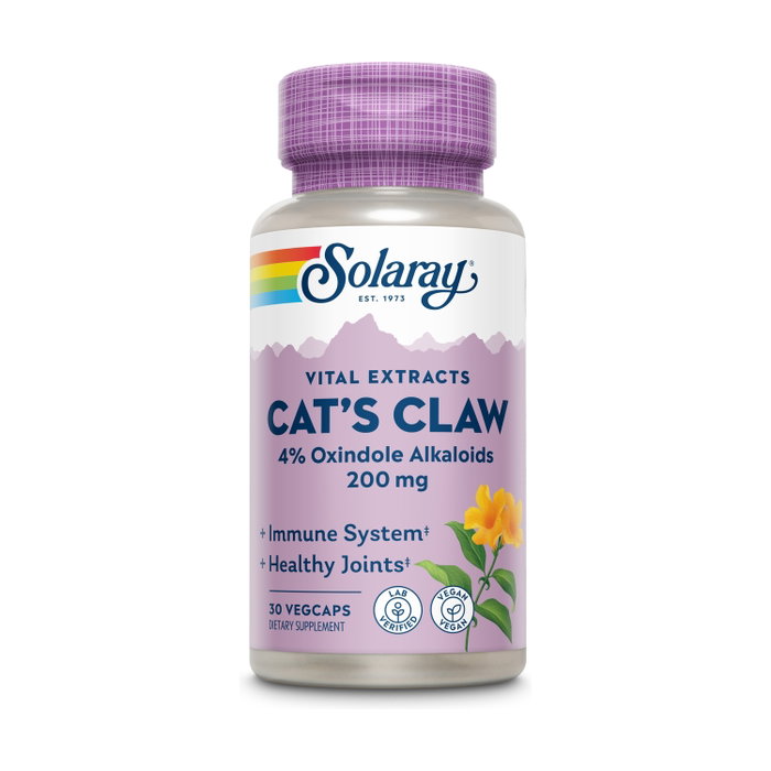Solaray Cat's Claw (Uña de Gato) 200mg 30 cápsulas Solaray Cat's Claw (Uña de Gato) 200mg 30 cápsulas