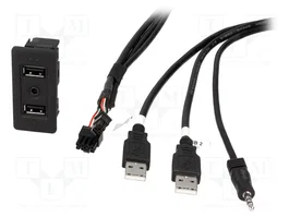 PER.PIC. Adaptador USB/AUX para VW Golf VII 2013+
