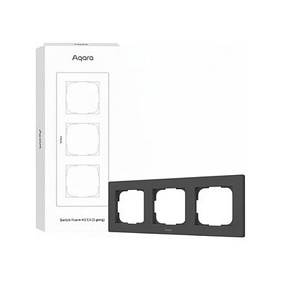 Aqara Marco para interruptor H2 EU (3 gang) Gris Aqara Marco para interruptor H2 EU (3 gang) Gris