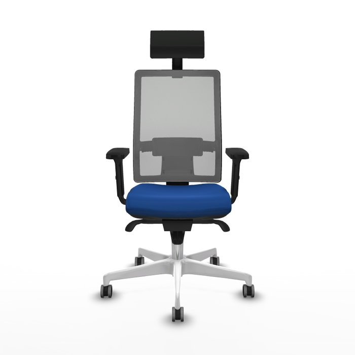 PIQUERAS Y CRESPO Silla de oficina Horna Azul y Gris PIQUERAS Y CRESPO Silla de oficina Horna Azul y Gris