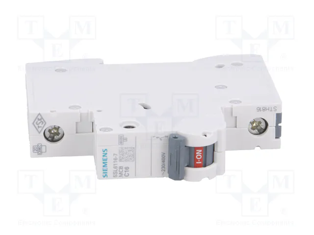 Siemens Automat C 5SL6116-7 16A 1p 6kA Siemens Automat C 5SL6116-7 16A 1p 6kA