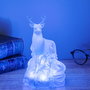 Paladone Lámpara Patronus Ciervo con Varita Control Remoto, Luz LED Decorativa Harry Potter