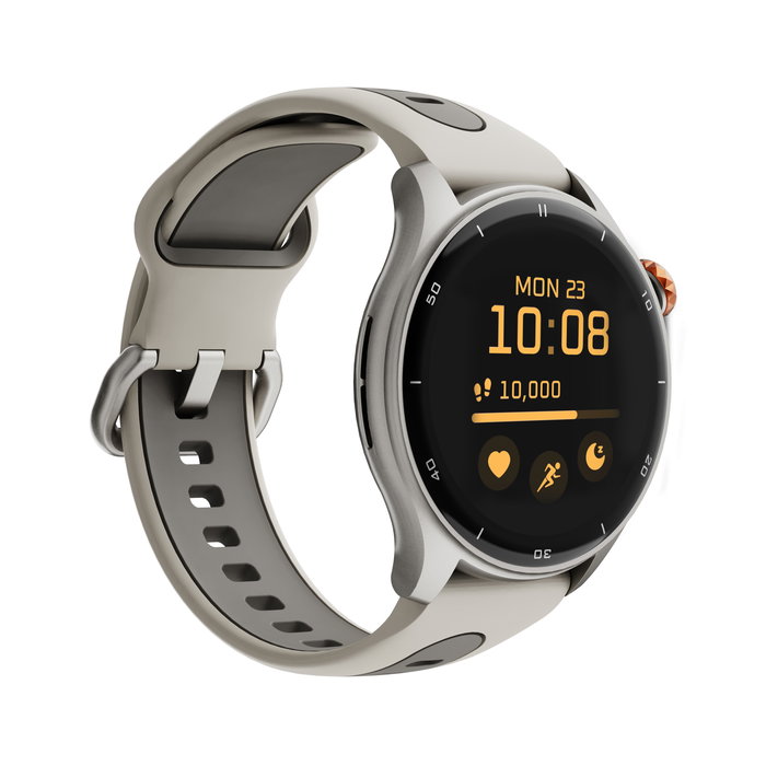 Myphone Watch Adventure Reloj Inteligente Smartwatch con GPS, Pantalla AMOLED 1.43", Batería Larga Duración, Monitor Cardiaco, Resistente al Agua para Deporte - Beige