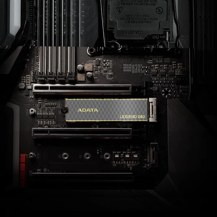 ADATA LEGEND 860 SSD SLEG-860-500GCS 500GB M.2 PCIe 4.0 NVMe 3D NAND con velocidades de 5000MB/s lectura y 3000MB/s escritura para PC, portátil o consola