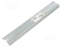 FIBOX Carril DIN de acero zincado TS35 226x35mm