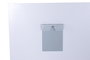 DKD Home Decor Cuadro Cristal Templado Chica Flores Multicolor