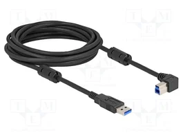 DeLOCK Cable USB 5 Gbps Tipo-A a Tipo-B 90° derecho 5 m