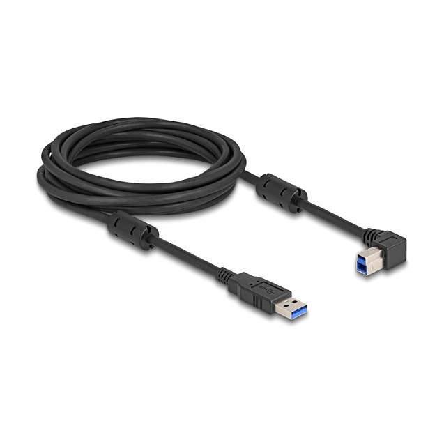 DeLOCK Cable USB 5 Gbps Tipo-A a Tipo-B 90° derecho 5 m DeLOCK Cable USB 5 Gbps Tipo-A a Tipo-B 90° derecho 5 m