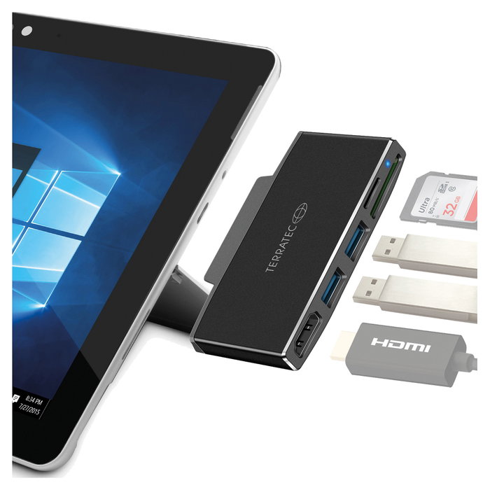 Terratec CONNECT Go1 Adaptador para Microsoft Surface Go