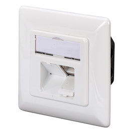 Digitus CAT 6A Klasse EA Netzwerkdose Toma de red, Blanco