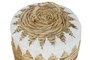 DKD Home Decor Set de 2 Cestas de Fibra y Algodón con Tapa Natural