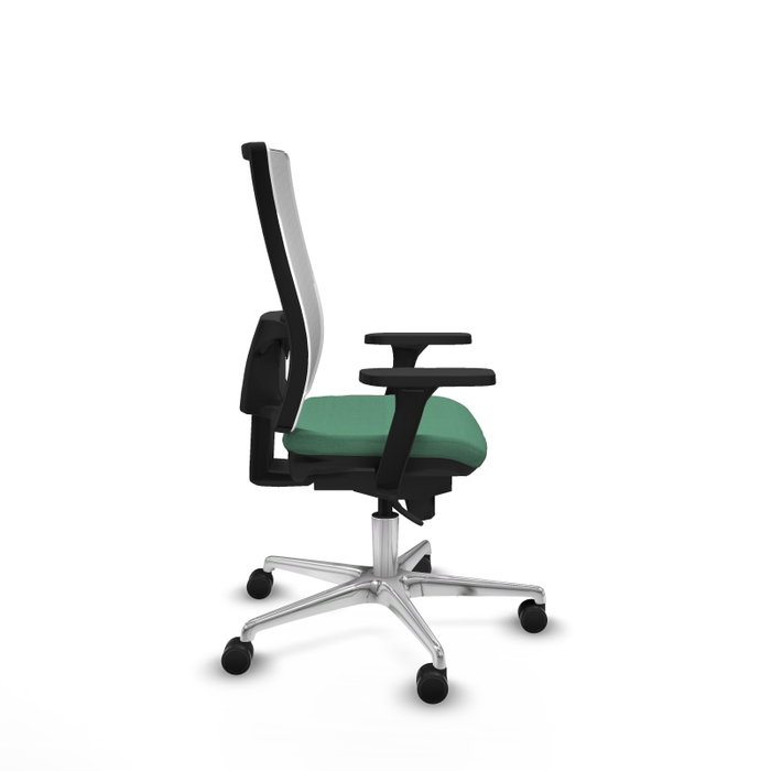 PIQUERAS Y CRESPO Silla de oficina Horna Verde esmeralda y Blanco