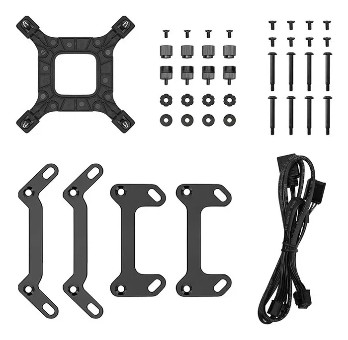 DeepCool LM240 Kit Refrigeración Líquida CPU 12 cm Negro RGB LED PWM Compatible LGA 1150/1151/1155/1200/1700/1851 AM4/AM5 R-LM240-BKDMMC-1