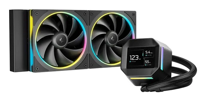 DeepCool LM240 Kit Refrigeración Líquida CPU 12 cm Negro RGB LED PWM Compatible LGA 1150/1151/1155/1200/1700/1851 AM4/AM5 R-LM240-BKDMMC-1