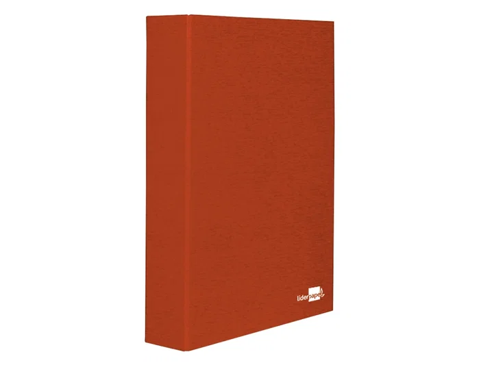Liderpapel Carpeta de 4 anillas mixtas 25mm Rojo Folio