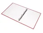 Liderpapel Carpeta de 4 anillas 25mm Folio Cartón Forrado Color Rojo