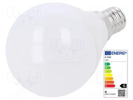V-TAC Lámpara LED E14 Blanco Cálido 470lm