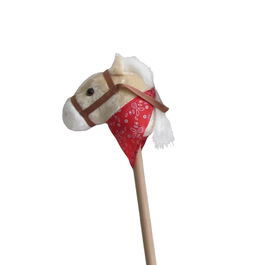 Tachan Cabeza de Caballo con Palo con Sonidos Blanco 80cm