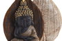 DKD Home Decor Figura de Buda en Resina Surtida de 6 Piezas