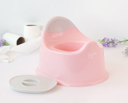 KioKids Orinal Infantil Rosa Con Tapa Y Asa +24 meses