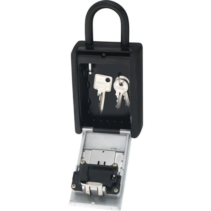 Abus 797 LED KeyGarage B Caja de llaves con código digital personalizable y LED, almacena hasta 20 llaves