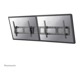 Neomounts NS-WMB200BLACK Soporte de Pared para Dos Pantallas de Menú 40-52" Inclinable Negro
