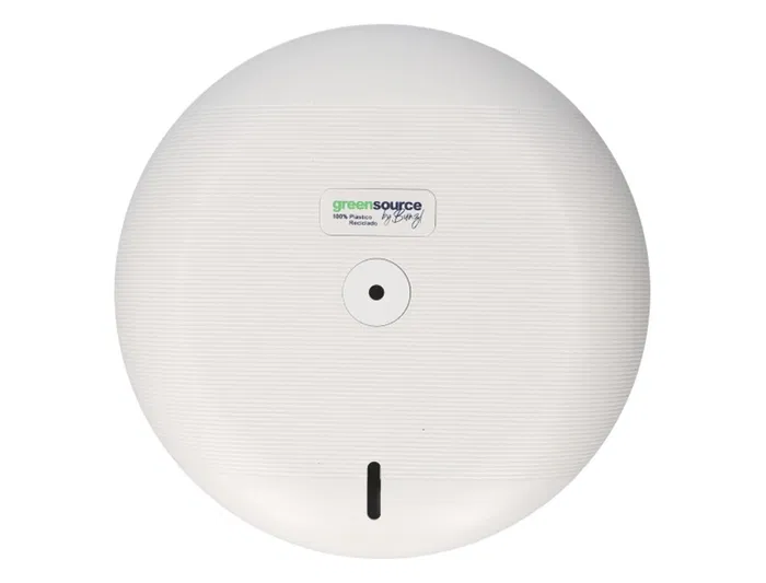 Bunzl Dispensador Papel Higienico Industrial Extraccion Central Compacto ABS Blanco