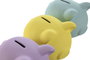 DKD Home Decor Hucha Cerdo Mate Surtido de 3 unidades