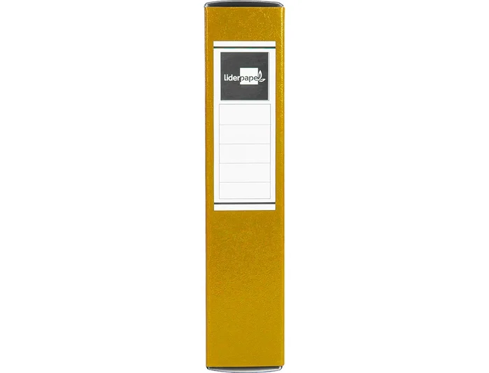 Liderpapel Carpeta Proyectos Folio Lomo 70 mm Amarilla