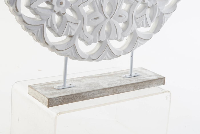 DKD Home Decor Decoración Mandala Decapé Blanco